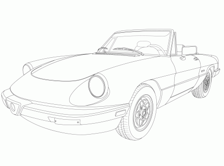 Dribbble - alfa romeo spider.png by ...