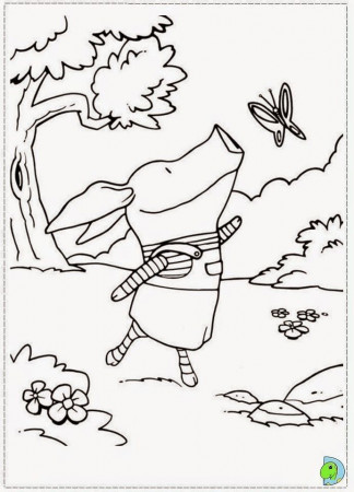 Dinokids - Desenhos para colorir: Desenhos de Olivia a porquinha ...