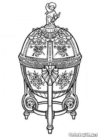 Coloring page - Faberge Egg
