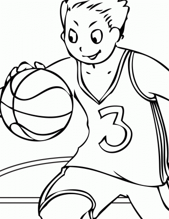 Basketball coloring pages to download and print for free