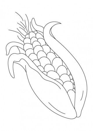 Very sweet corn coloring pages | Download Free Very sweet corn 
