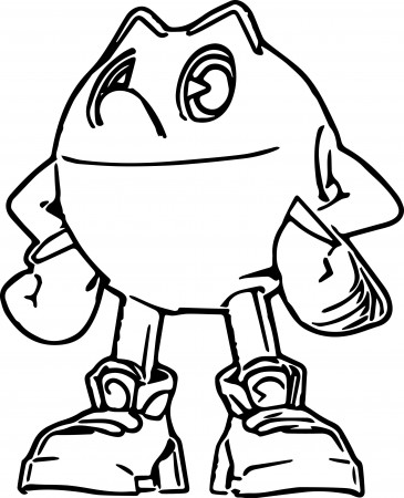 Pac Man Printable Coloring Pages Free Printable Pacman Coloring ...