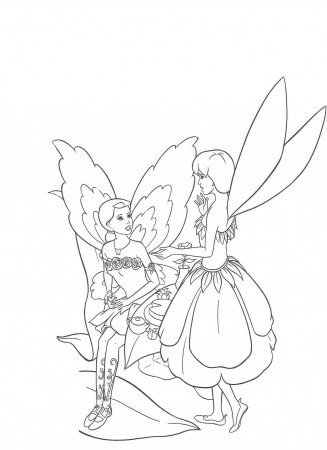 Barbie Fairytopia Mermaidia Coloring Pages Page 1