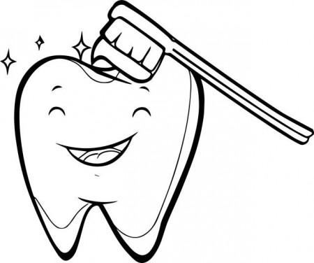 25+ Inspiration Image of Tooth Coloring Pages - entitlementtrap.com | Teeth  images, Brushing teeth, Coloring pages