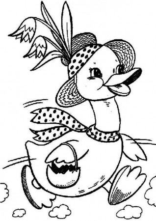 Free Printable Duck Coloring Pages, Duck Coloring Pictures for  Preschoolers, Kids | Parentune.com