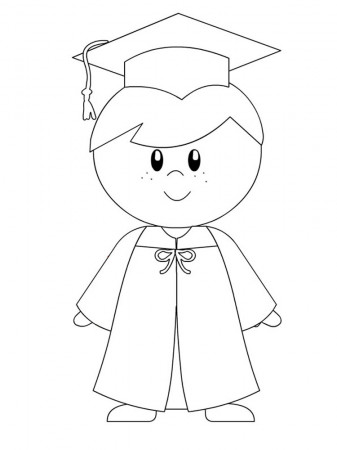 Graduation coloring pages. Download and print Graduation coloring pages.