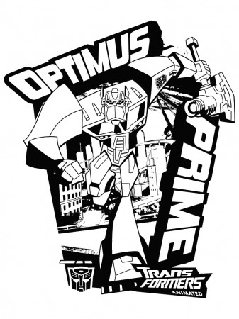 Transformers to color for children - Transformers Kids Coloring Pages