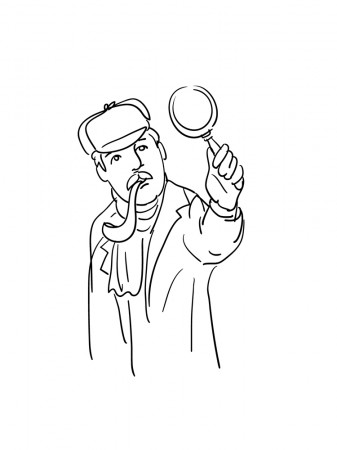 Detective Coloring Pages - Best Coloring Pages For Kids