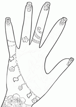 Manicure coloring pages | Coloring pages to download and print
