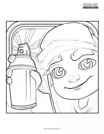 Subway Surfers Coloring Page - Super Fun Coloring