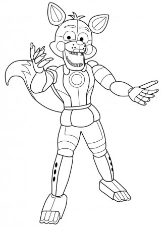 5 Nights at Freddy's 2 Coloring Page - Free Printable Coloring Pages for  Kids