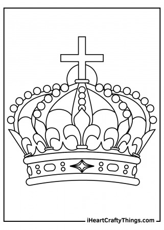 Crown Coloring Pages (Updated 2023)