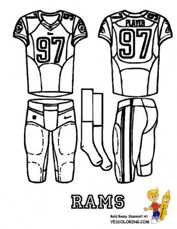 St Louis Rams Coloring Pages - Learny Kids