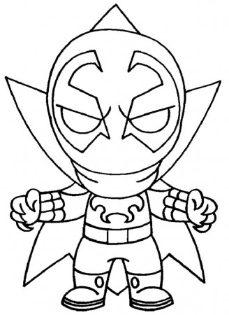 Prowler Spider-Man coloring page – Having fun with children