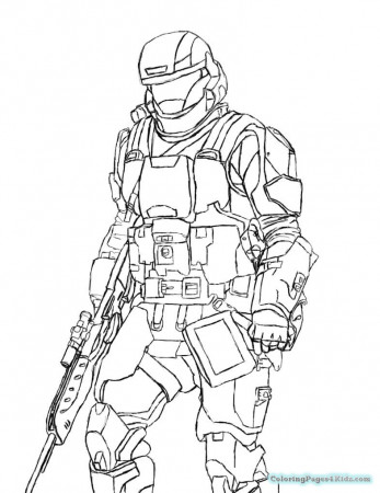 Halo Coloring Pages Halo 5 Coloring Pages Free Printable Coloring ...