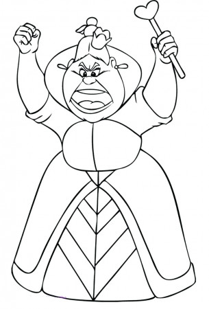 Queen Of Hearts Drawing at GetDrawings | Free download