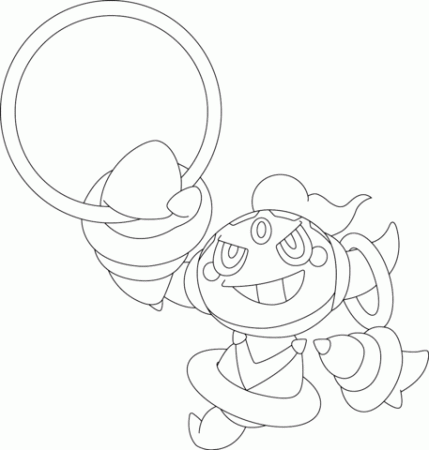 Hoopa Pokemon coloring page | Free Printable Coloring Pages