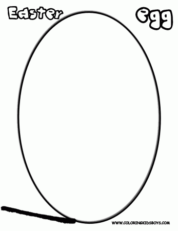 Pin Egg Coloring Pages For Free Printable Easter