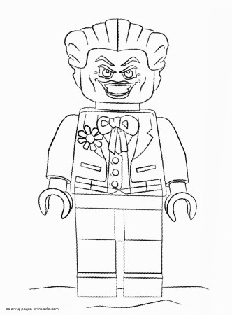 Lego Joker Coloring Page Awesome Joker Coloring Page ...