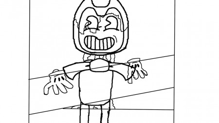 Bathroom : Coloring Pages Of Bendy And The Ink Machine To Print ...