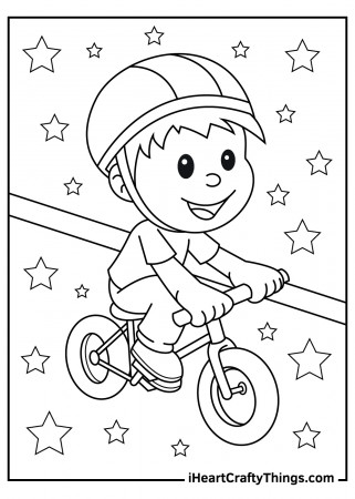 Bicycles Coloring Pages (Updated 2023)