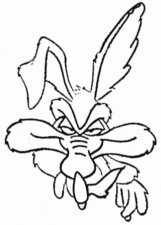 Roadrunner Nemesis Wile E Coyote Coloring Pages | Batch Coloring