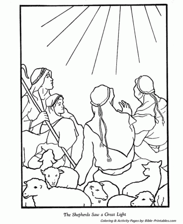 Christmas Story Coloring Pages 7 | Nativity coloring pages, Jesus coloring  pages, Angel coloring pages