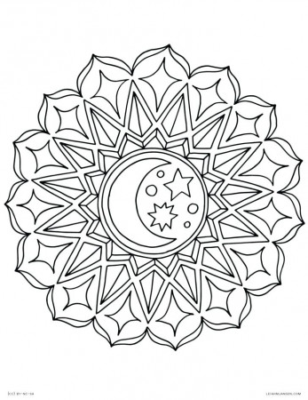 Mandala Colouring Pages Free Printable Coloring Christmas - Christmas Mandala  Coloring Pages Printable | behindthegown.com
