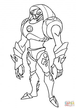 Ben 10 Water Hazard coloring page | Free Printable Coloring Pages