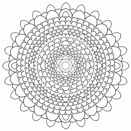 10 Pics of Complicated Mandala Coloring Pages - Complex Mandala ...