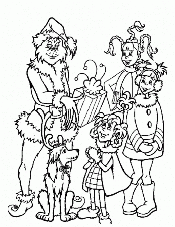 Max Dog Grinch Coloring Pages - High Quality Coloring Pages