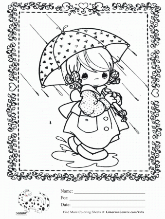 Rainy Day Pictures To Color - Coloring Pages for Kids and for Adults