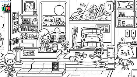 Toca Boca Life coloring pages - Printable coloring pages