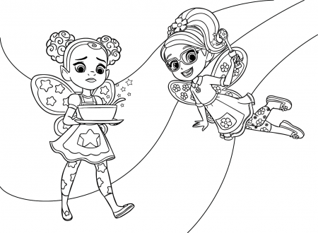Butterbean's Cafe Adorable Coloring Pages - Butterbean's Cafe Coloring Pages  - Coloring Pages For Kids And Adults