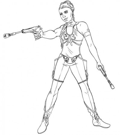 Princess Leia Coloring Pages - Free Printable Coloring Pages for Kids