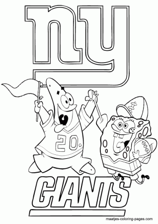 New York Giants Logo Coloring Page - High Quality Coloring Pages