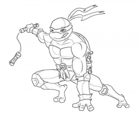 Classic Tmnt Coloring Pages - Coloring Pages For All Ages