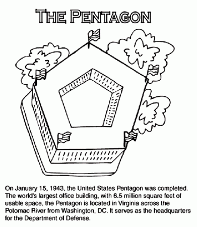 Pentagon Coloring Page | crayola.com