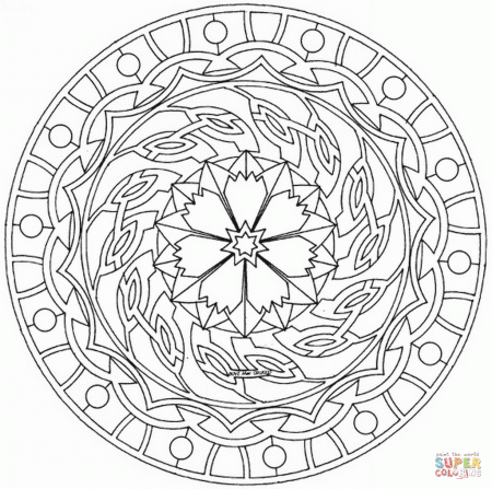 Celtic Mandala coloring page | Free Printable Coloring Pages