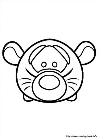 Tsum Tsum coloring picture