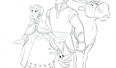 Frozen Coloring Pages All Characters at GetDrawings | Free download