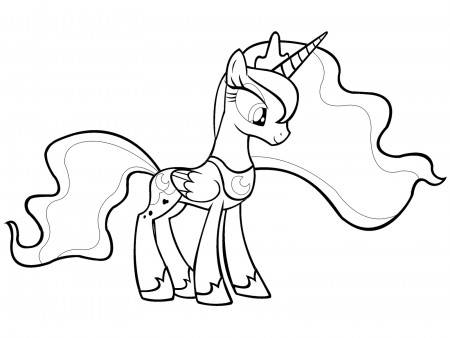 Mlp Luna Coloring Pages at GetDrawings | Free download