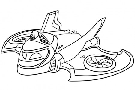 Batwheels coloring pages