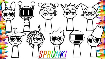 Incredibox Sprunki New Coloring Pages ...