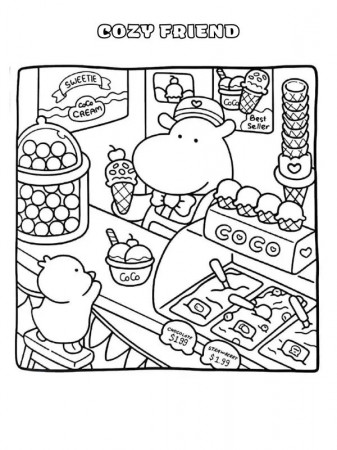 39 Cozy Friend coloring pages (Free ...