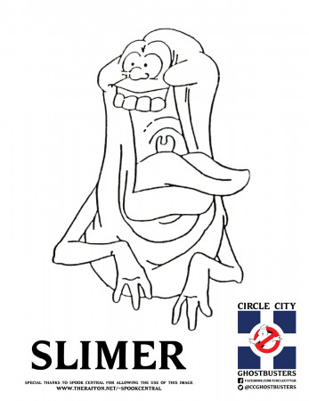 Ghostbusters Slimer Coloring Pages at GetDrawings | Free download