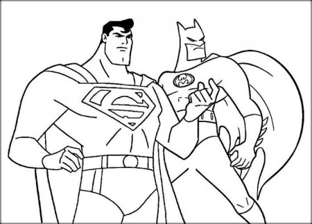 Batman And Superman Coloring Pages | Superman coloring pages, Batman  coloring pages, Batman vs superman