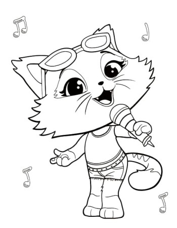 44 Cats Coloring Pages. Printable Coloring Pages for Kids