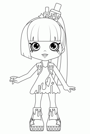 Shoppies Dolls Coloring Pages - GetColoringPages.com