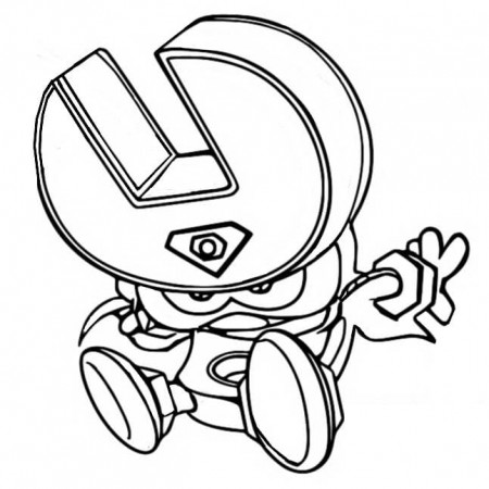 Metal Crunch Superzings Coloring Page - Free Printable Coloring Pages for  Kids